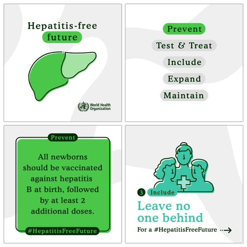 World Health Organization’s World Hepatitis Day 2020 Campaign materials